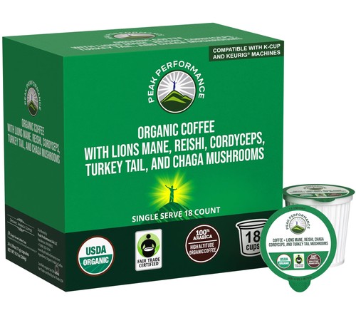 Organic mushroom coffee pods - mushroom,