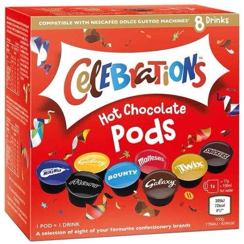Celebrations hot chocolate - celebrations,